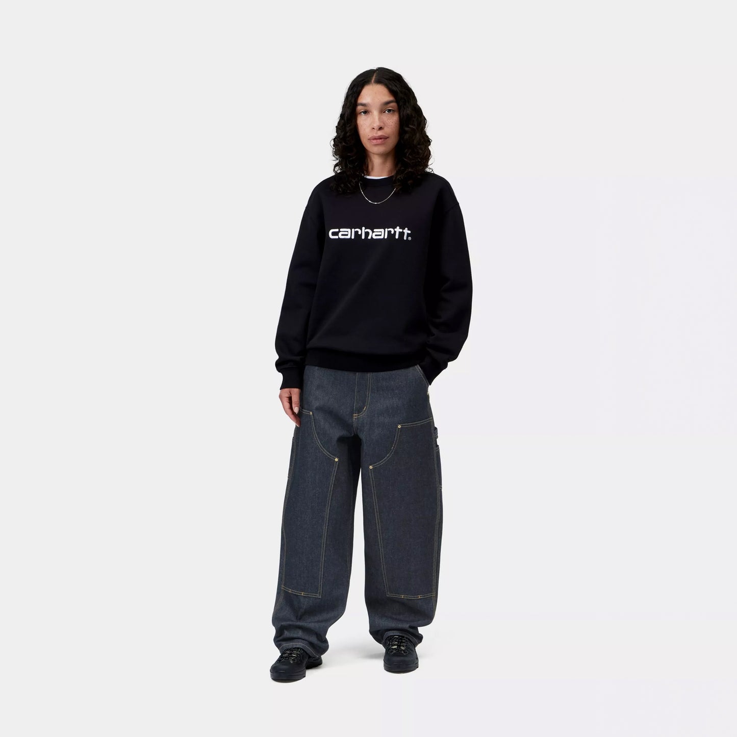 Carhartt WIP Womens Brandon Double Knee Pant Blue Rigid