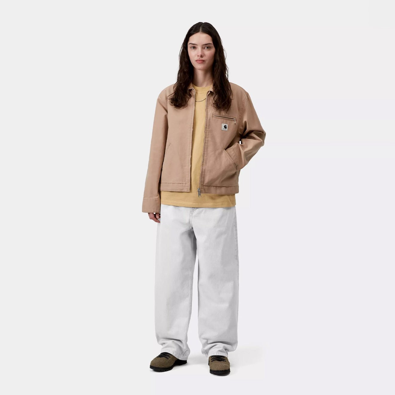 Carhartt WIP Womens Brandon Pant Black Chalk Wash