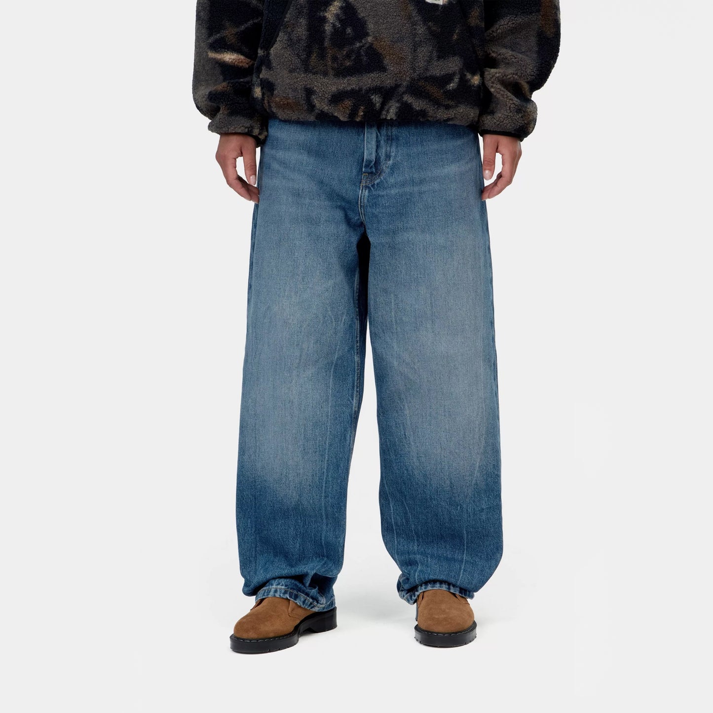 Carhartt WIP Womens Brandon Pant Blue Marble Used Wash