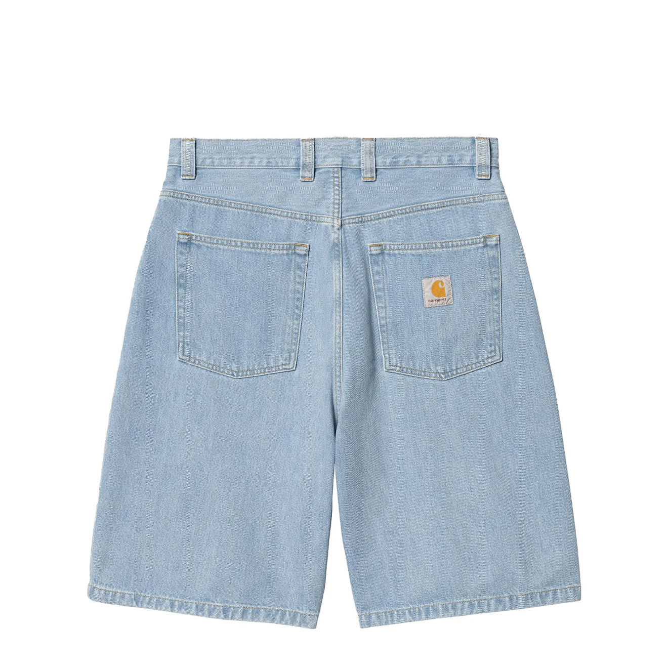 Carhartt WIP Womens Brandon Short Blue Stone Bleached - pam pam 