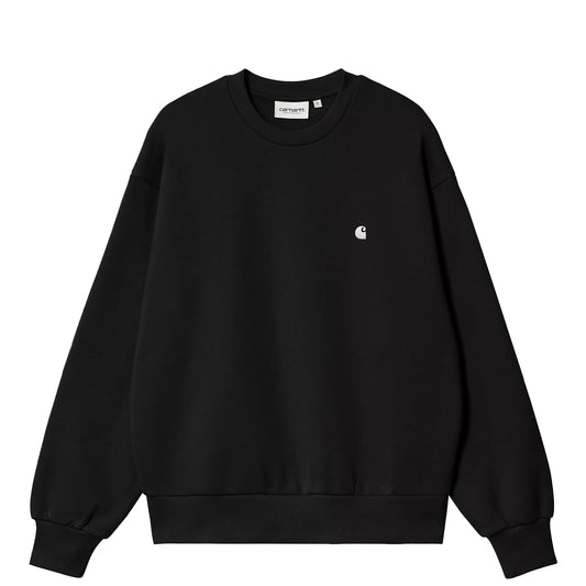 Carhartt WIP Womens Casey Sweatshirt Black / Silver - pam pam