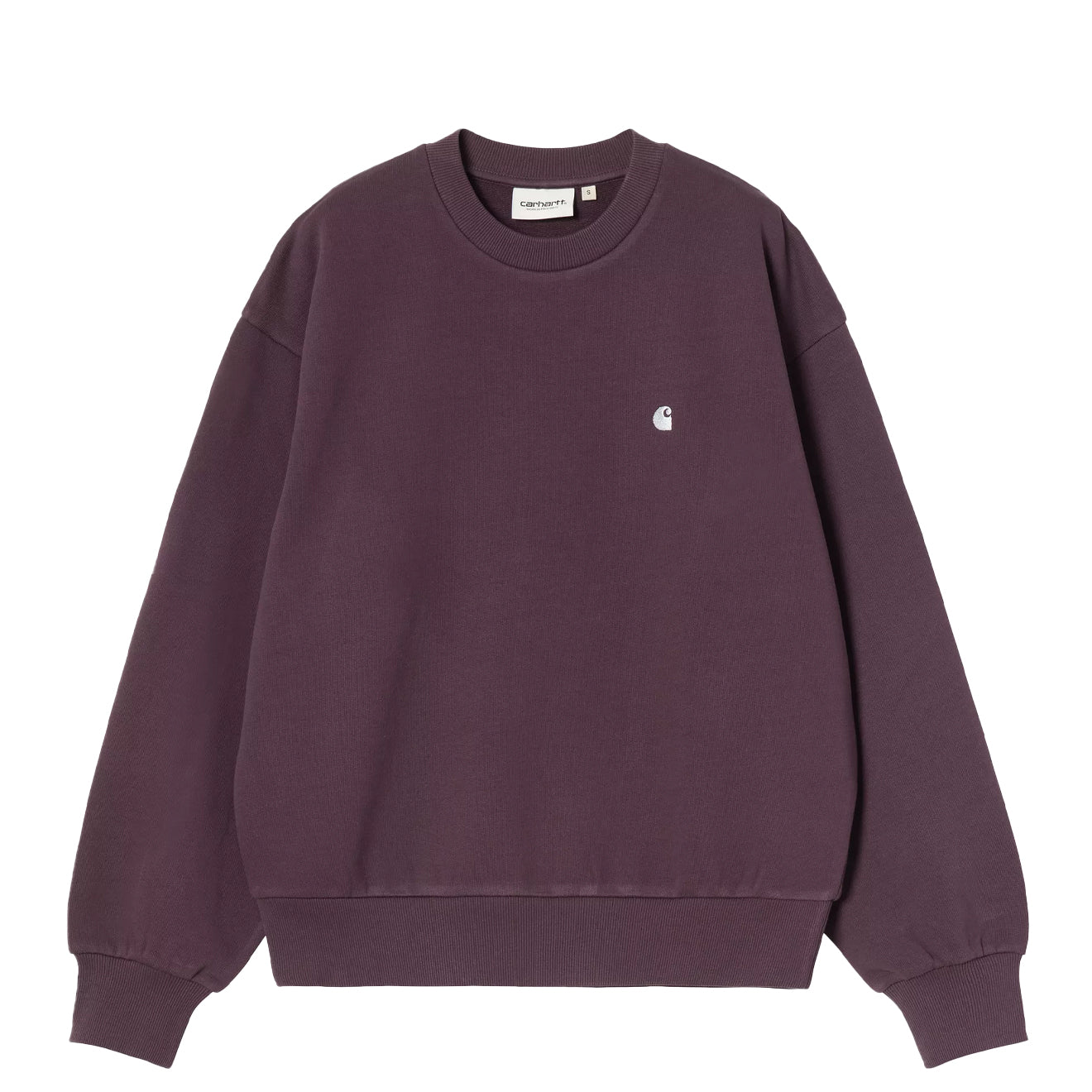 Carhartt WIP Womens Casey Sweatshirt Cozy Purple / Silver - pam pam 