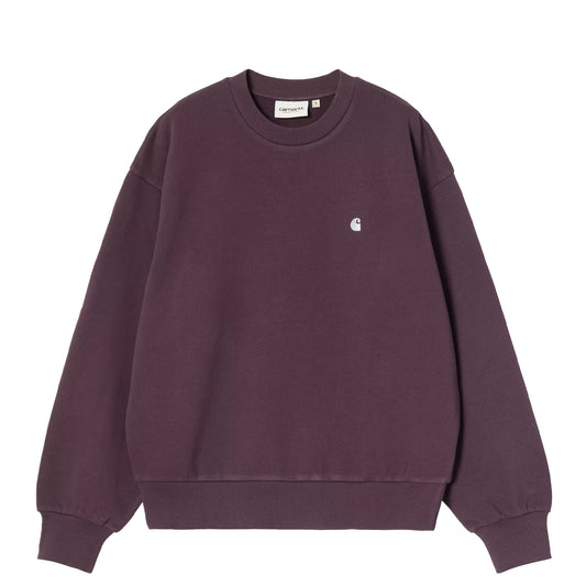 Carhartt WIP Womens Casey Sweatshirt Cozy Purple / Silver - pam pam