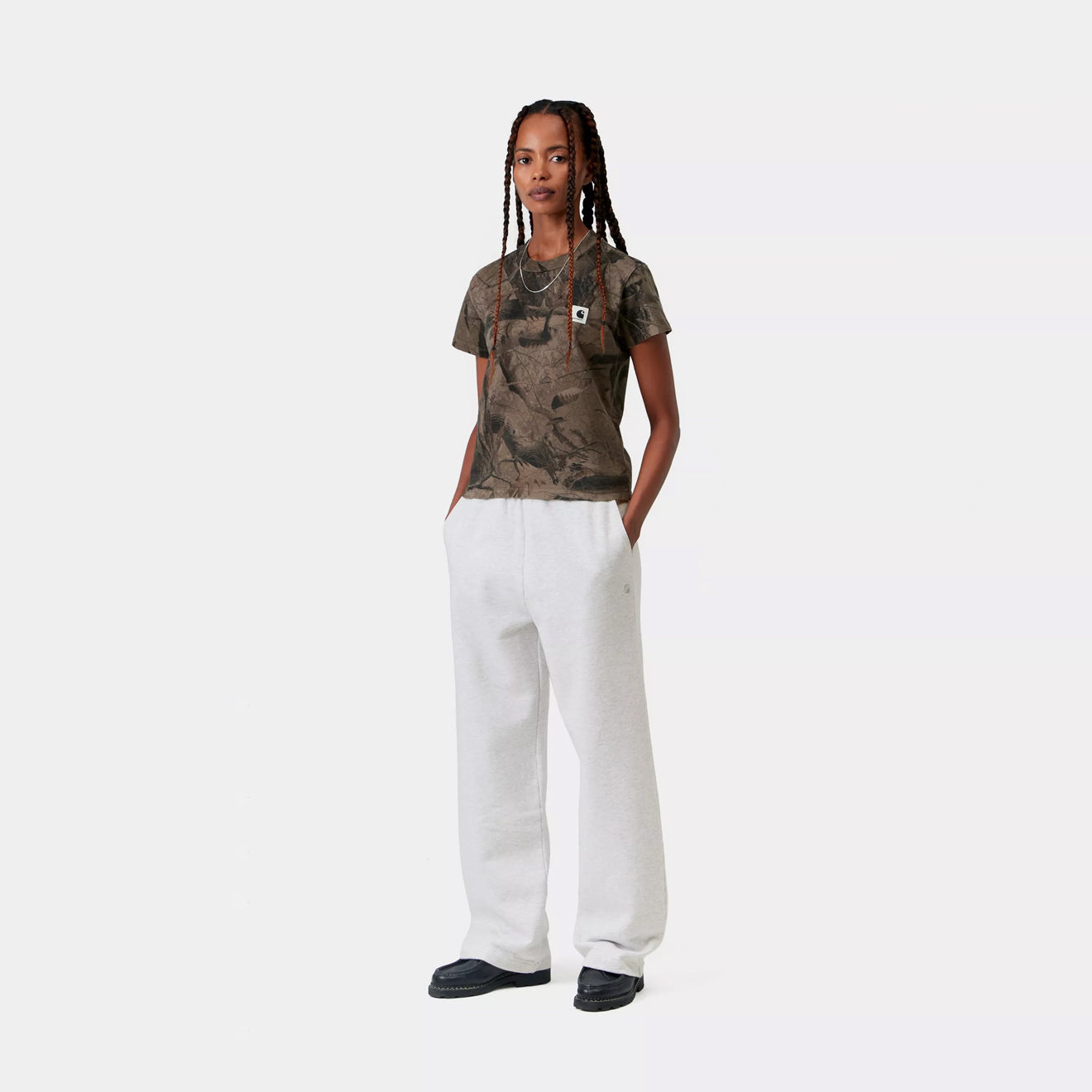 Carhartt WIP Womens Cassie Sweat Pant Palisander / Silver
