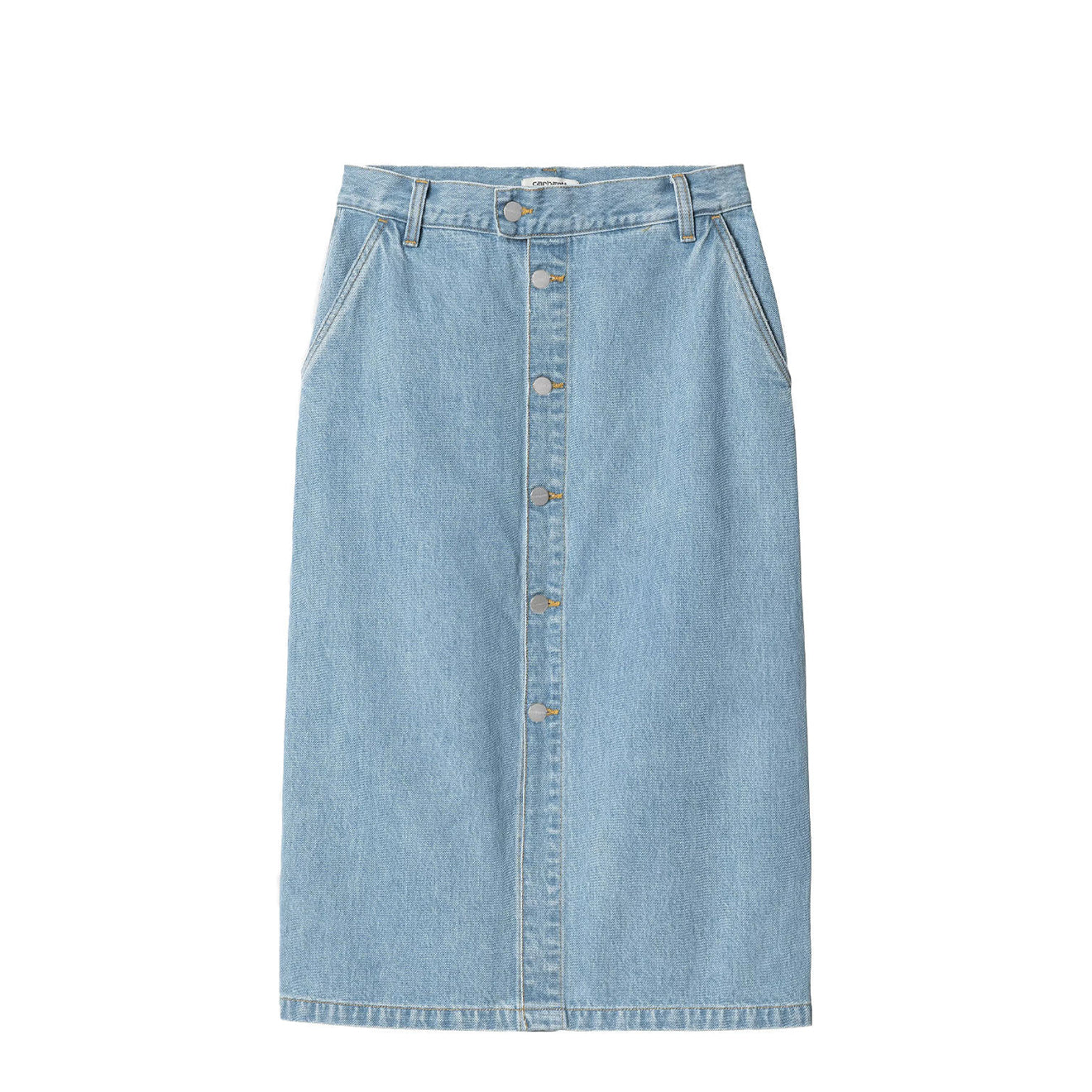 Carhartt WIP Womens Colby Skirt Blue Stone Bleached - pam pam 