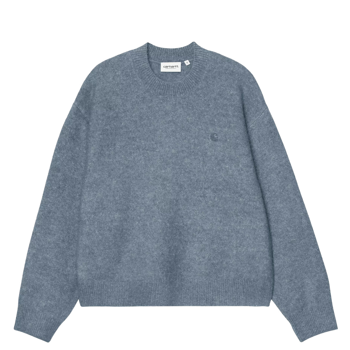 Carhartt WIP Womens Curtis Sweater Tangled Shady Blue