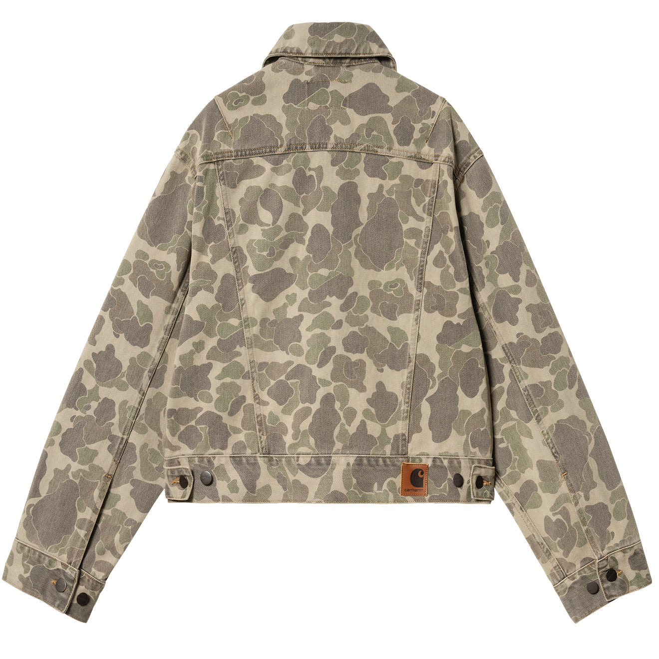 Carhartt WIP Womens Duck Orell Jacket Camo Duck / Black Bleached