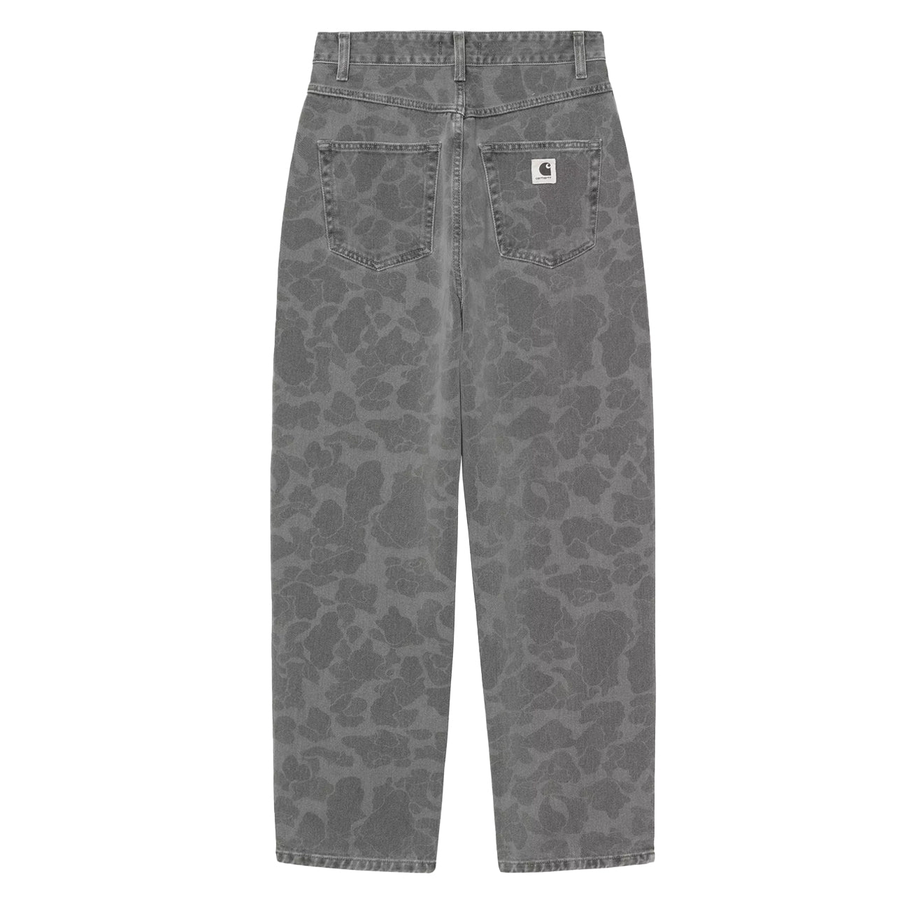 Carhartt WIP Womens Duck Orell Pant Camo Duck Black Heavy Bleached - pam pam 