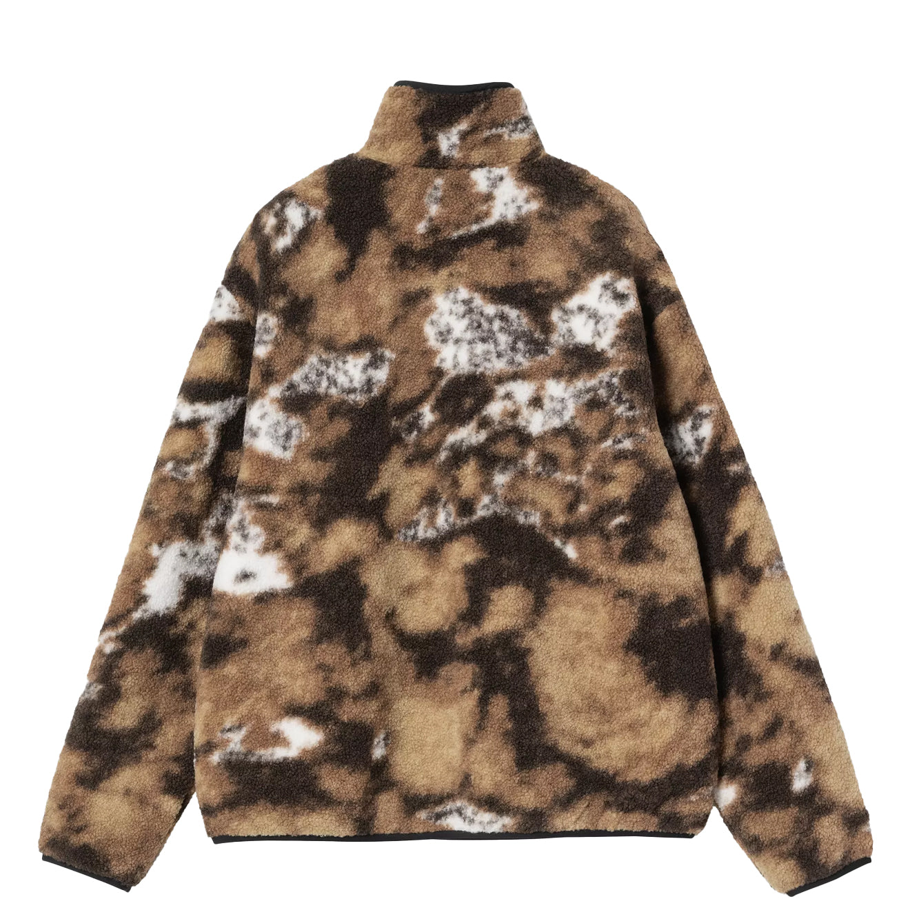Carhartt WIP Womens Elliot High Neck Liner Wild Dog Jacquard / Black - pam pam 