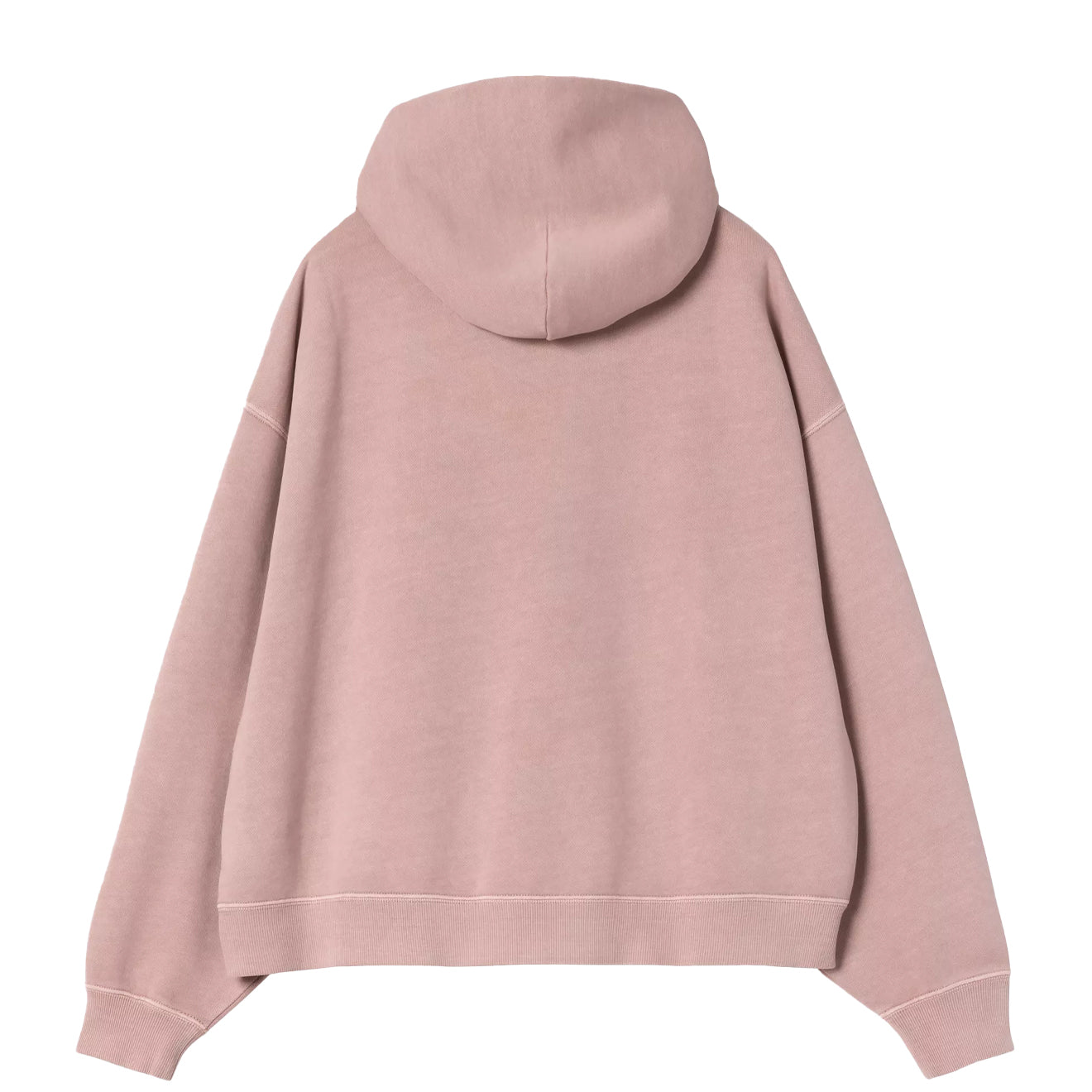 Carhartt WIP Womens Hooded Benton Jacket Glassy Pink Garment Dyed - pam pam 
