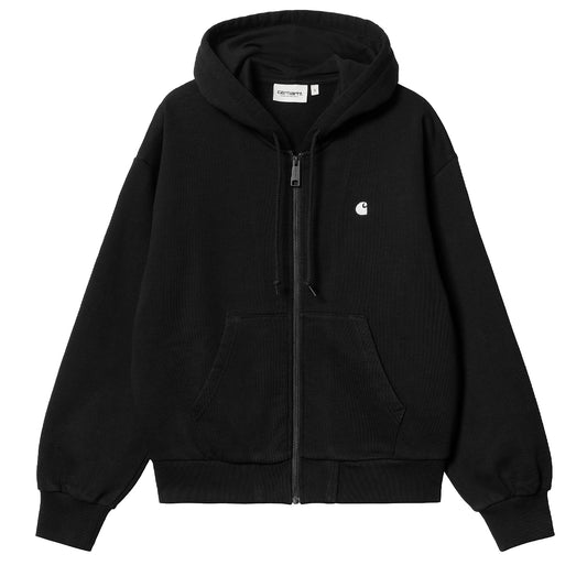 Carhartt WIP Womens Hooded Casey Jacket Black / Silver