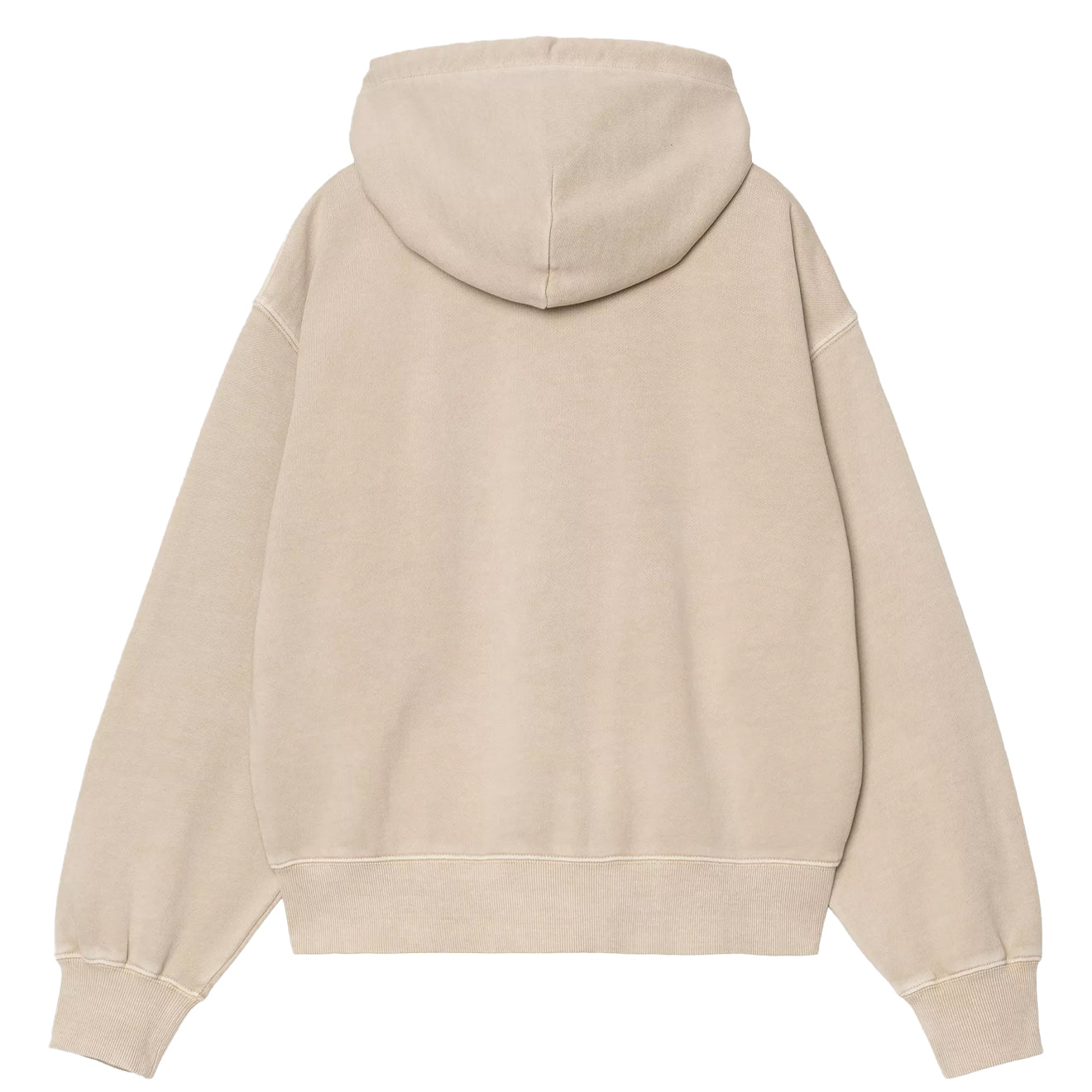 Carhartt WIP Womens Hooded Nelson Jacket Fleur De Sel Garment Dyed - pam pam 