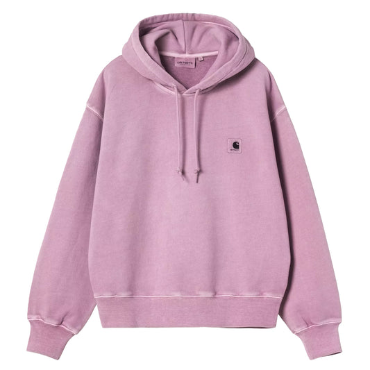 Carhartt WIP Womens Hooded Nelson Sweat Gentle Purple Garment Dyed - pam pam