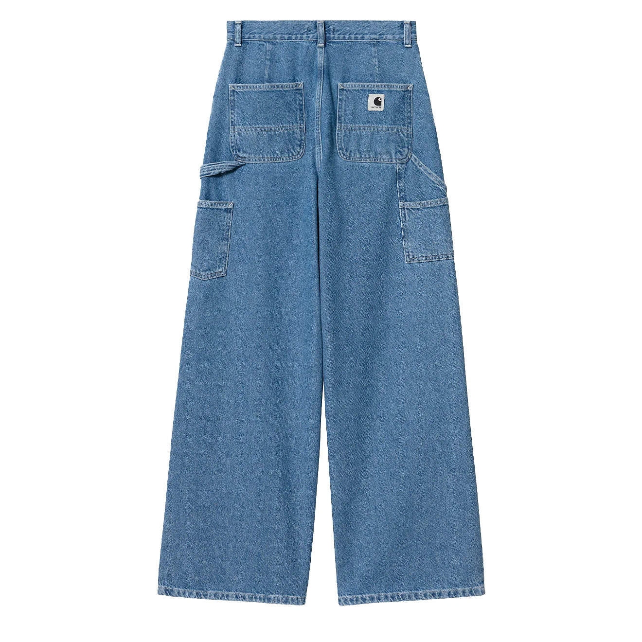 Carhartt WIP Womens Jens Pant Blue Heavy Stone Wash