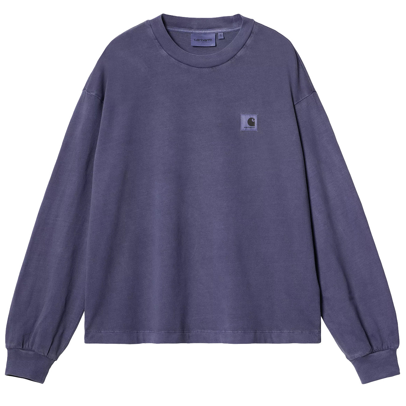 Carhartt WIP Womens L/S Nelson T-Shirt Aura Garment Dyed