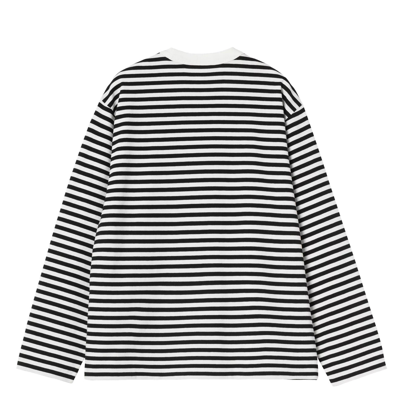 Carhartt WIP Womens L/S Ezra T-Shirt Ezra Stripe Black / Wax - pam pam 