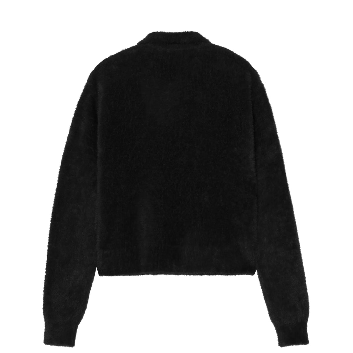 Carhartt WIP Womens L/S Maine Polo Sweater Black / Black