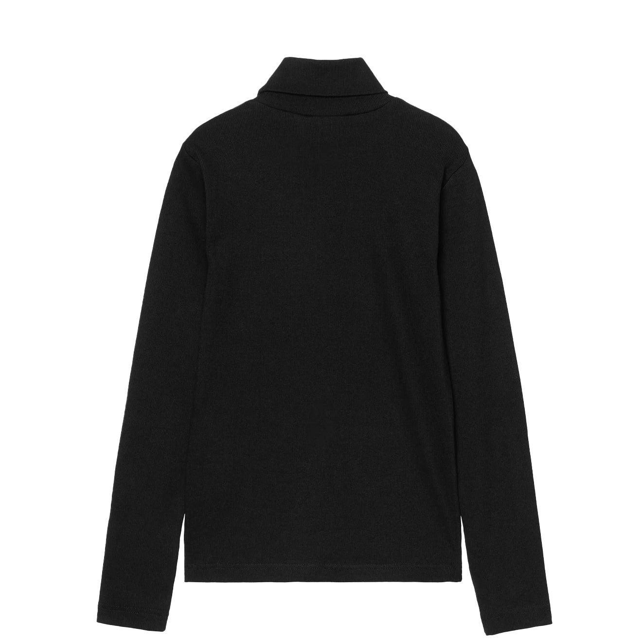 Carhartt WIP Womens L/S Philipa Mockneck T-Shirt Black - pam pam 