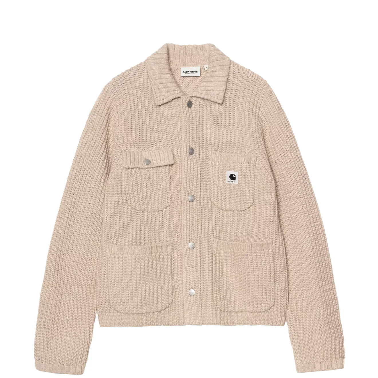 Carhartt WIP Womens Michigan Sweater Fleur De Sel - pam pam 