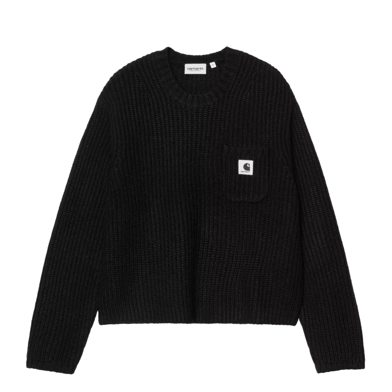 Carhartt WIP Womens Mira Sweater Black - pam pam 