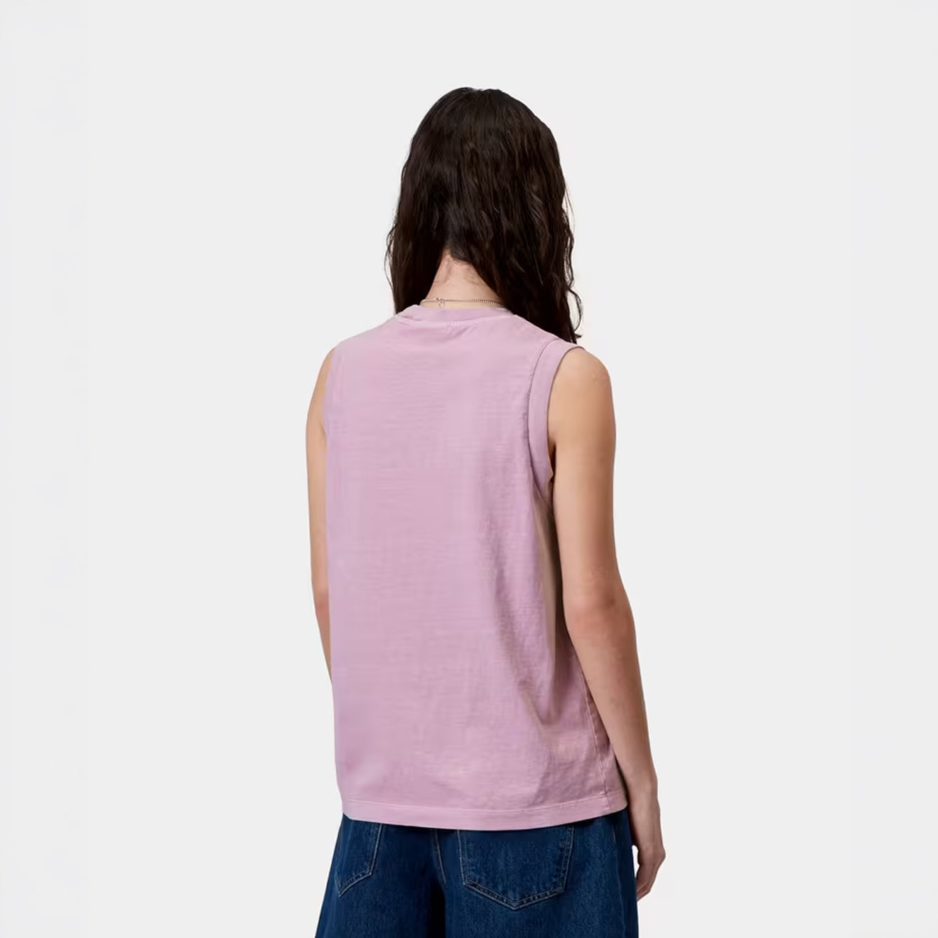 Carhartt WIP Womens Nelson A-Shirt Gentle Purple Garment Dyed