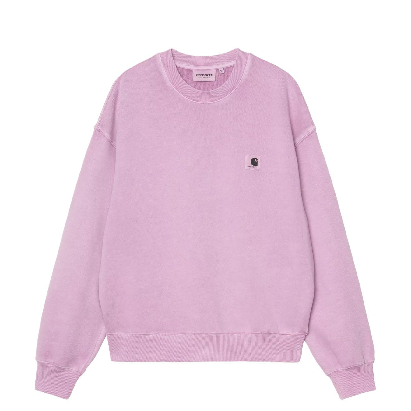Carhartt WIP Womens Nelson Sweatshirt Gentle Purple Garment Dyed - pam pam 
