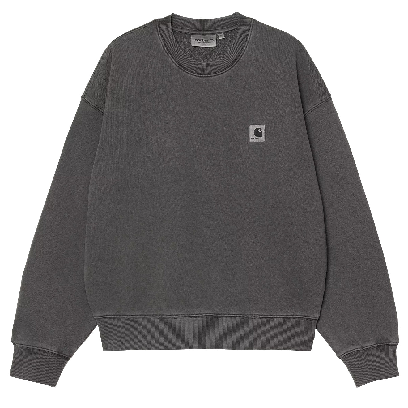 Carhartt WIP Nelson Sweatshirt Black Garment Dyed