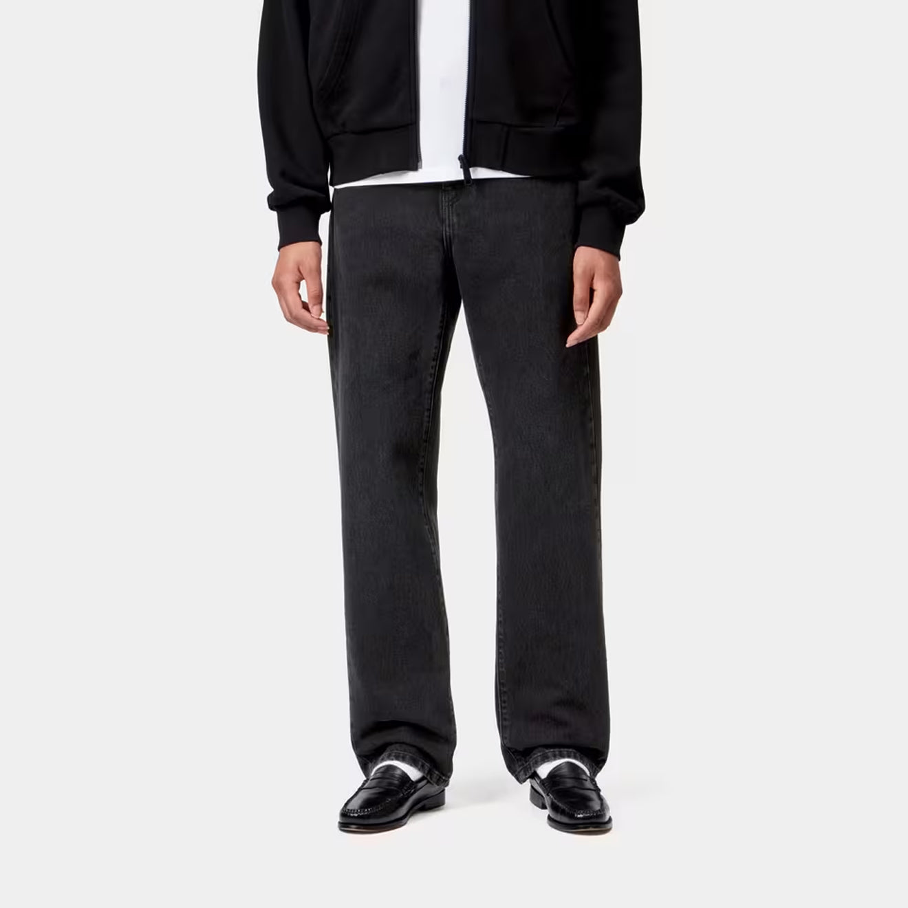 Carhartt WIP Womens Noxon Pant Black Stone Washed - pam pam 