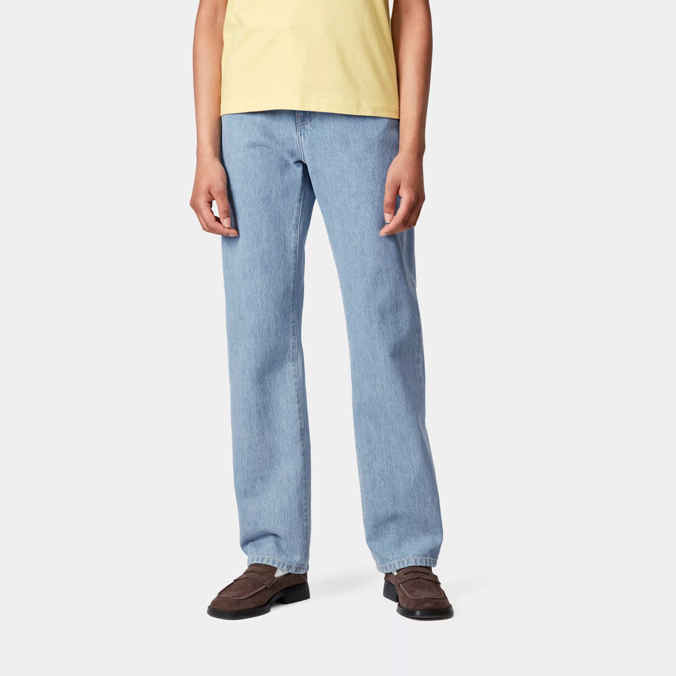 Carhartt WIP Womens Noxon Pant Blue Stone Bleached - pam pam 