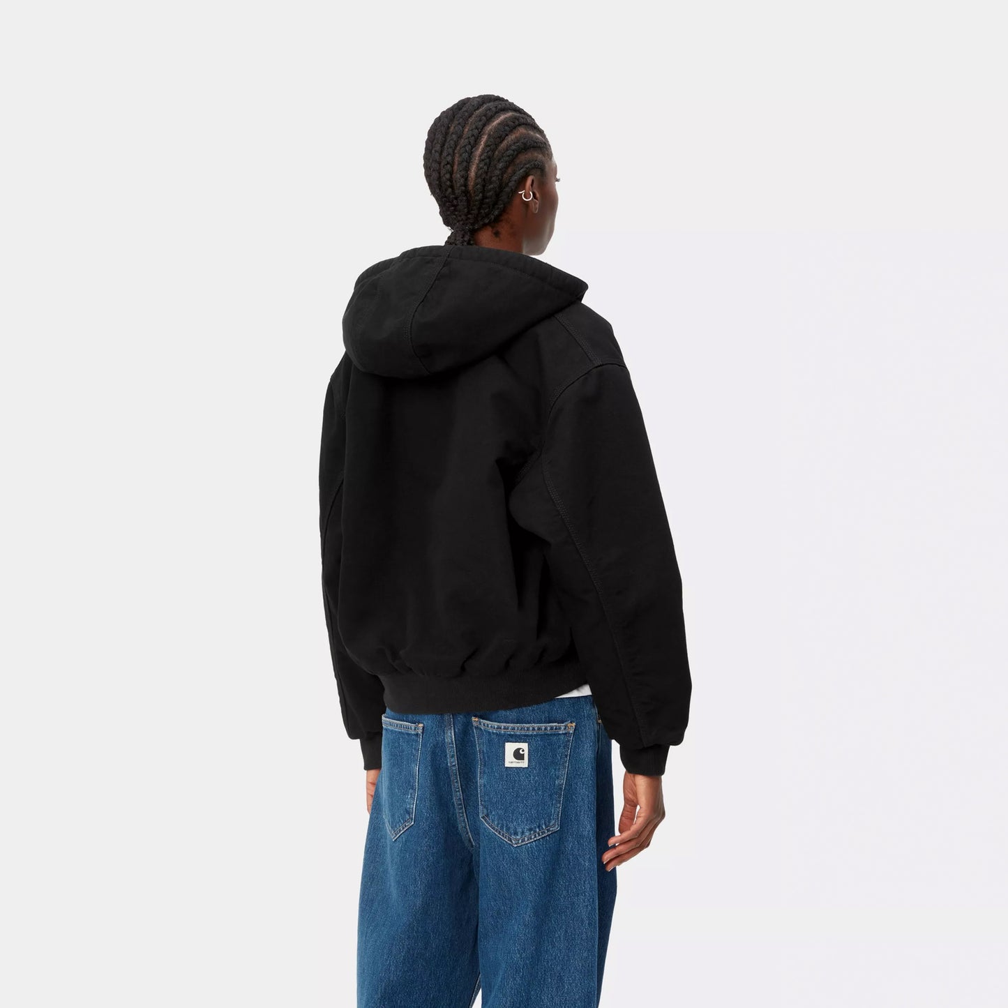 Carhartt WIP Womens OG Active Jacket Black Rinsed