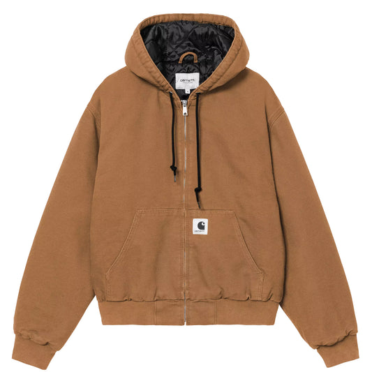 Carhartt WIP Womens OG Active Jacket WIP H Brown Rinsed