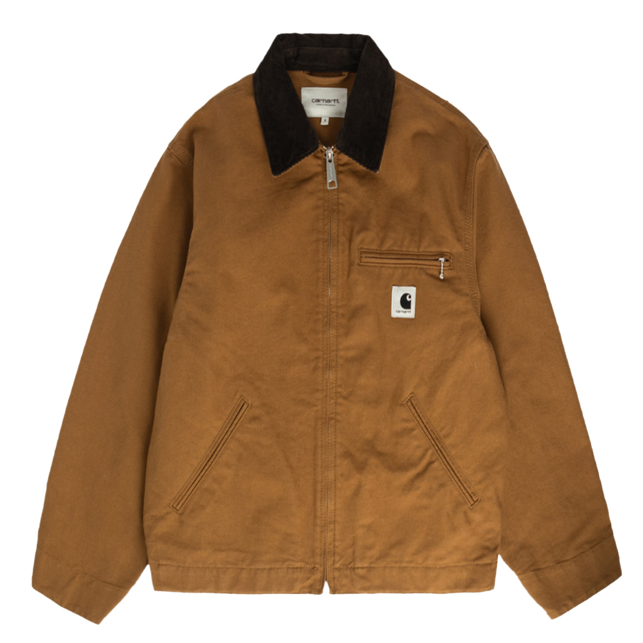 Carhartt WIP Womens OG Detroit Jacket Hamilton Brown / Tobacco Rinsed - pam pam 