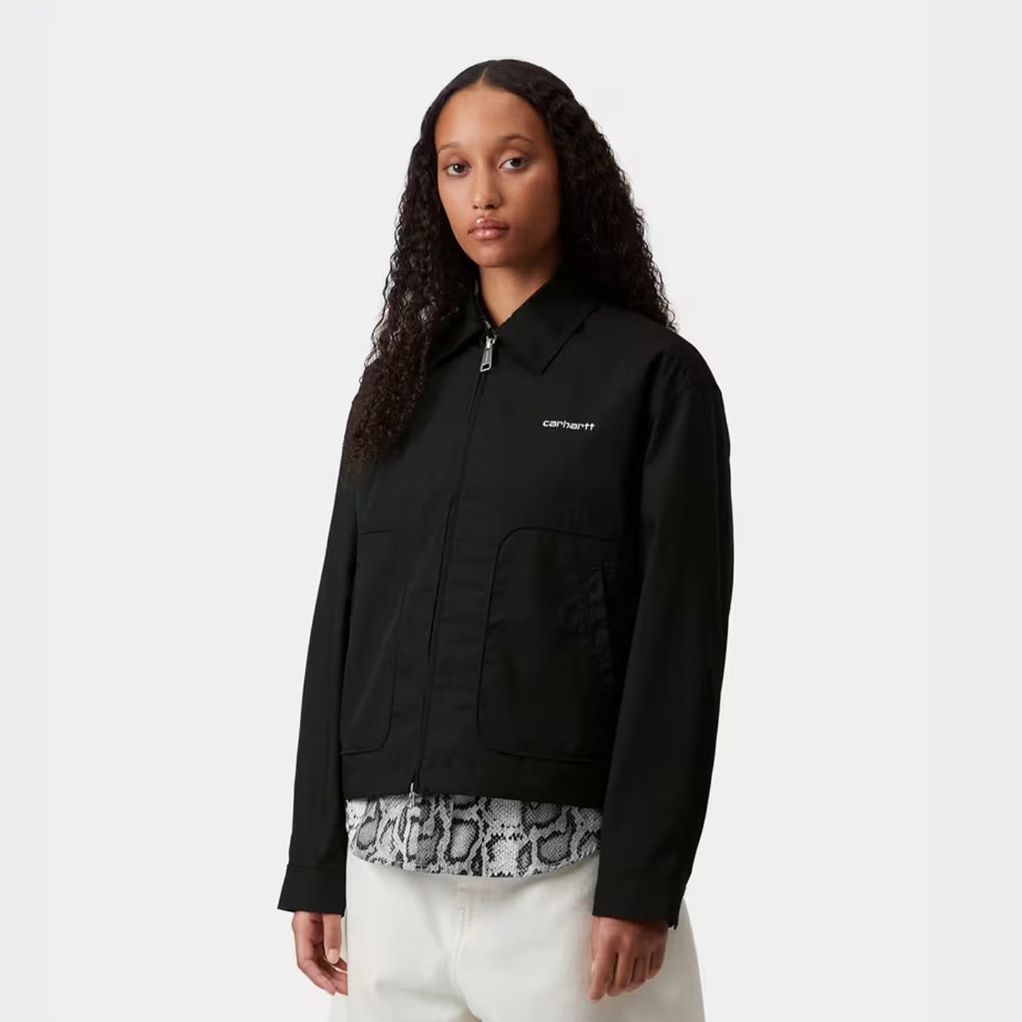 Carhartt WIP Womens Postal Jacket Black / Wax