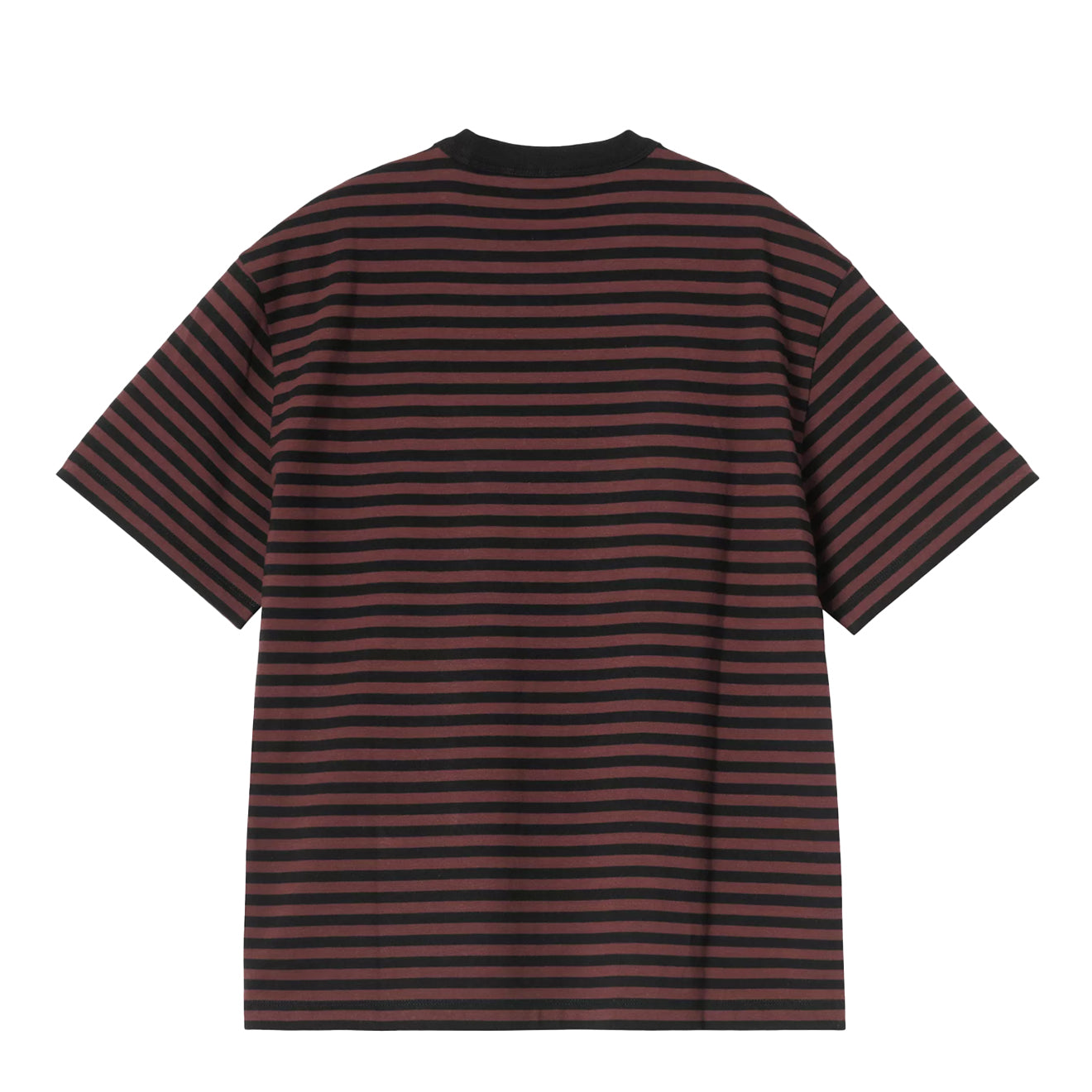 Carhartt WIP Womens S/S Essy T-Shirt Essy Stripe Black / Amarone