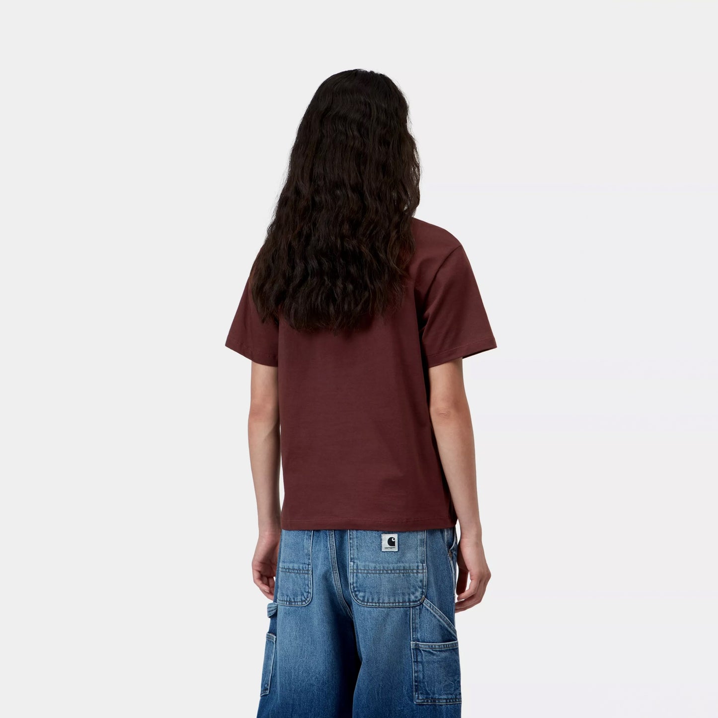 Carhartt WIP Womens S/S Pocket T-Shirt Amarone