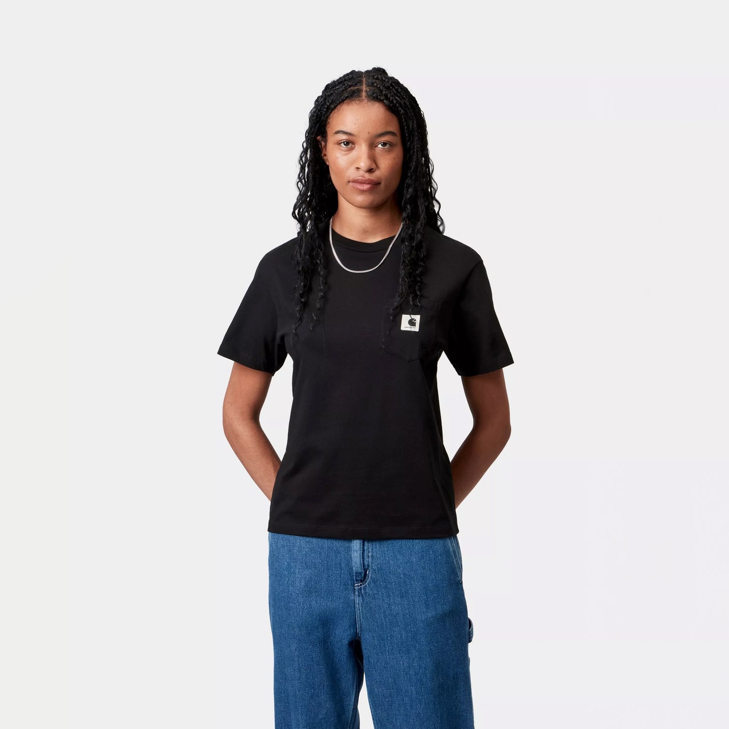 Carhartt WIP Womens S/S Pocket T-Shirt Black