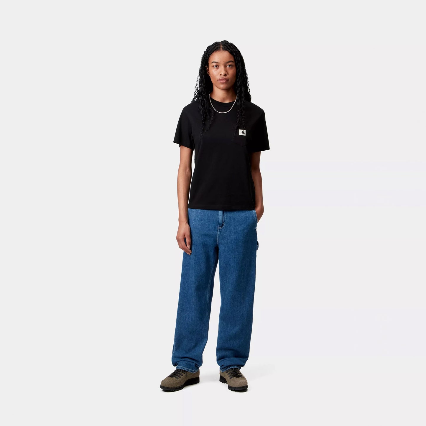 Carhartt WIP Womens S/S Pocket T-Shirt Black