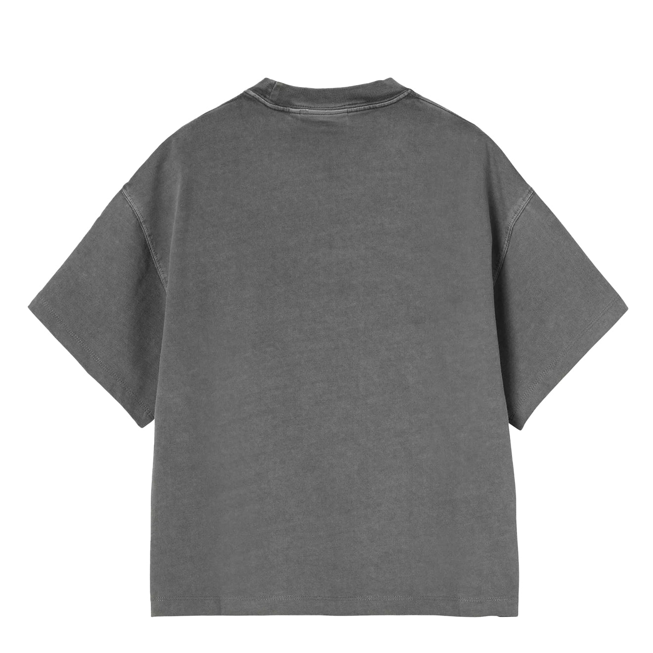 Carhartt WIP Womens S/S Benton T-Shirt Graphite Garment Dyed - pam pam 
