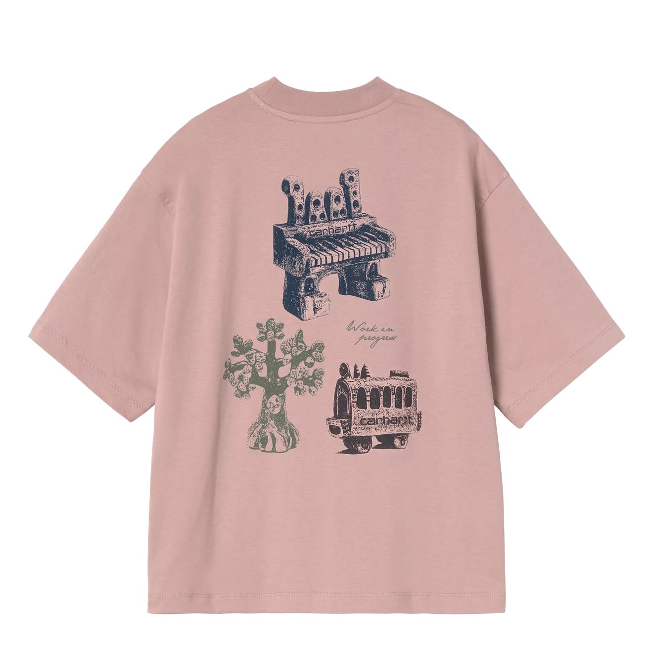 Carhartt WIP Womens S/S Forma T-Shirt Gentle Pink