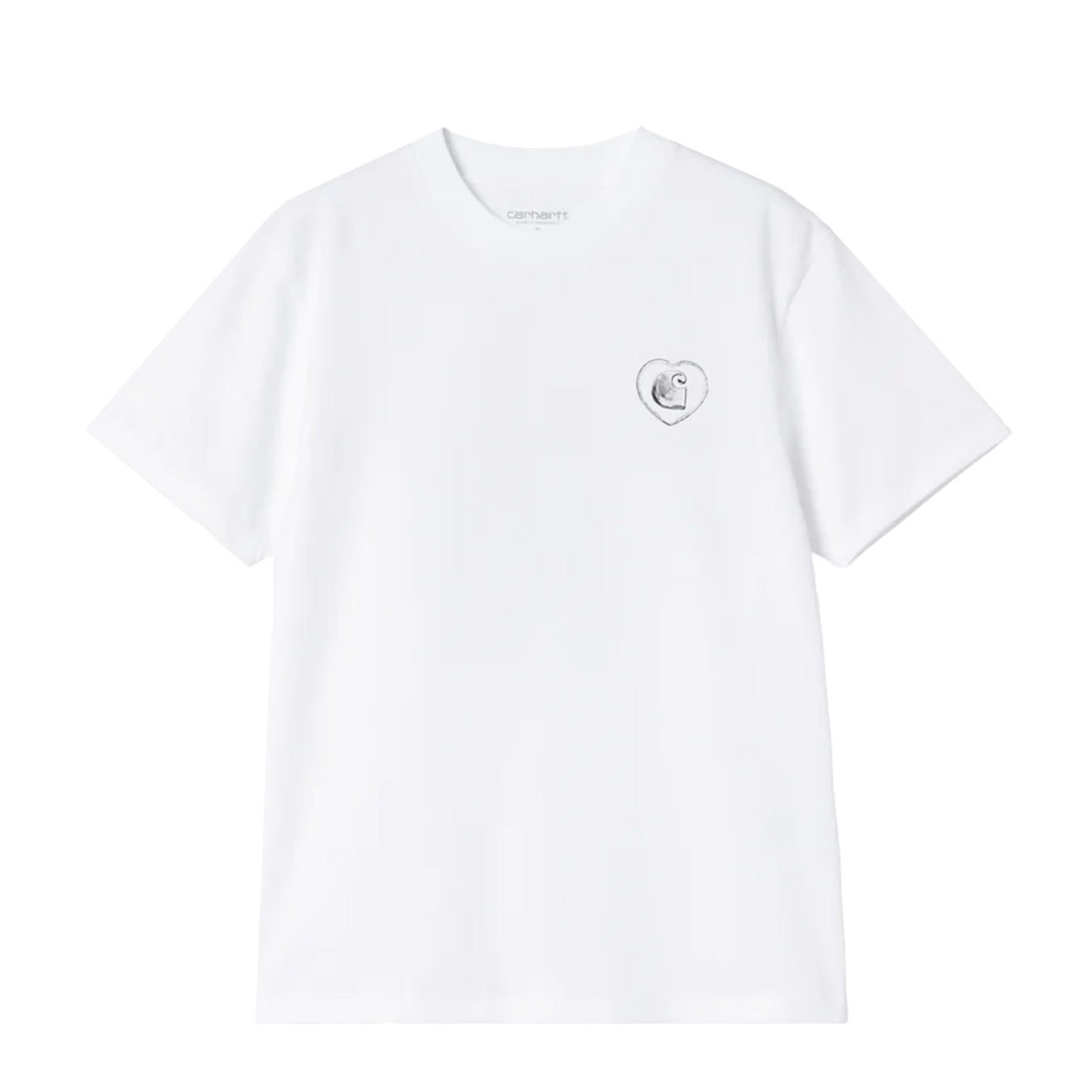 Carhartt WIP Womens S/S Hearts Of Hartts T-S White - pam pam 