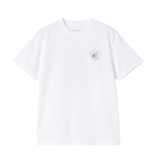 Carhartt WIP Womens S/S Hearts Of Hartts T-S White - pam pam