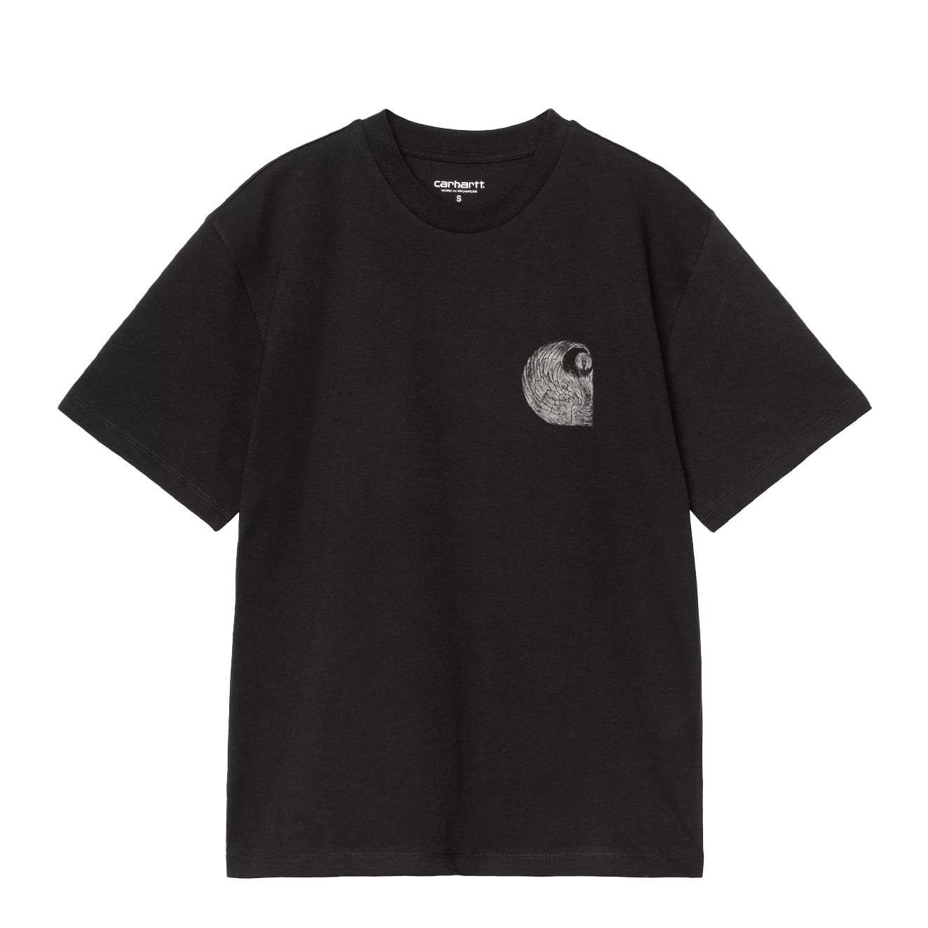 Carhartt WIP Womens S/S Okniceok T-Shirt Black - pam pam 