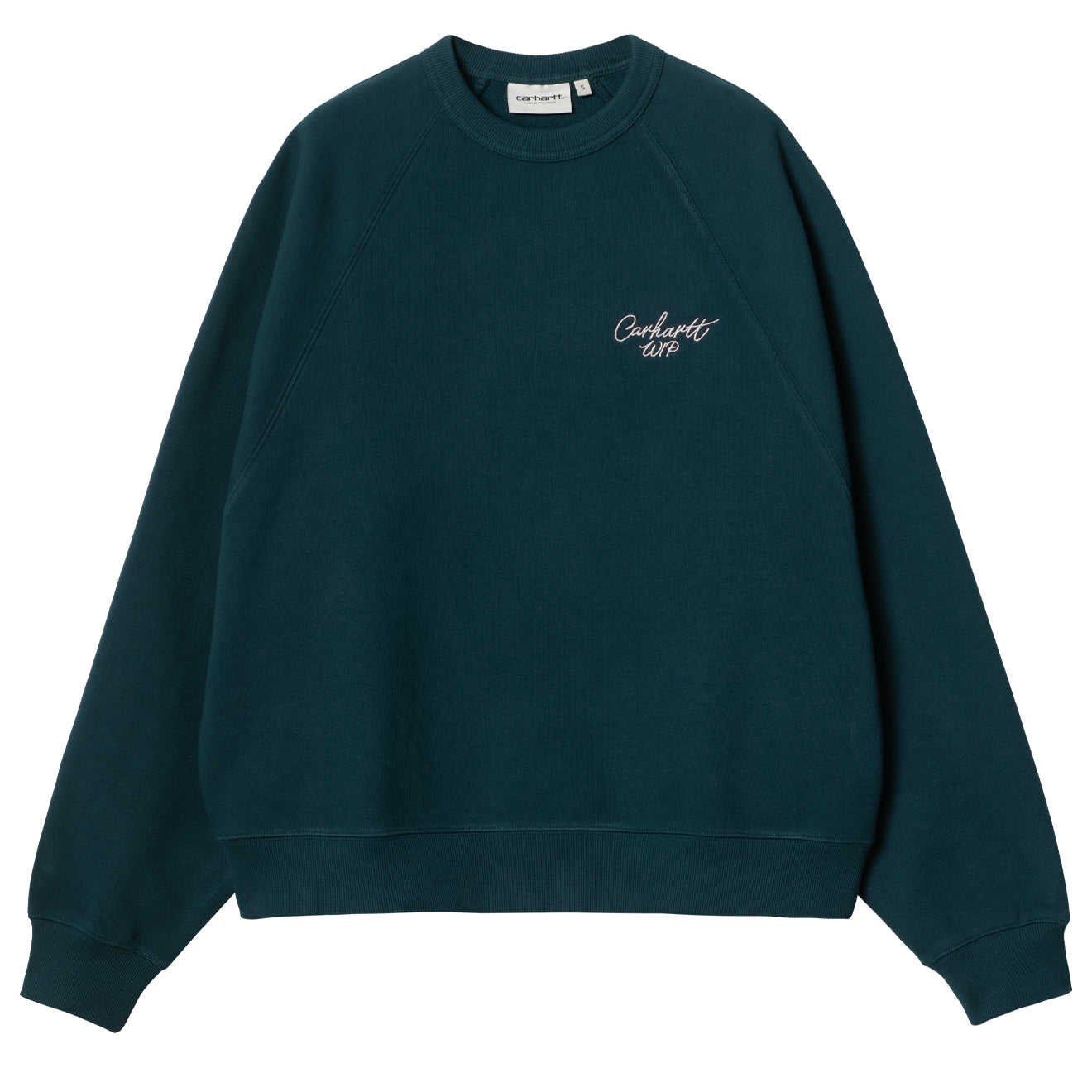 Carhartt WIP Womens Signature Sweat Duck Blue / White