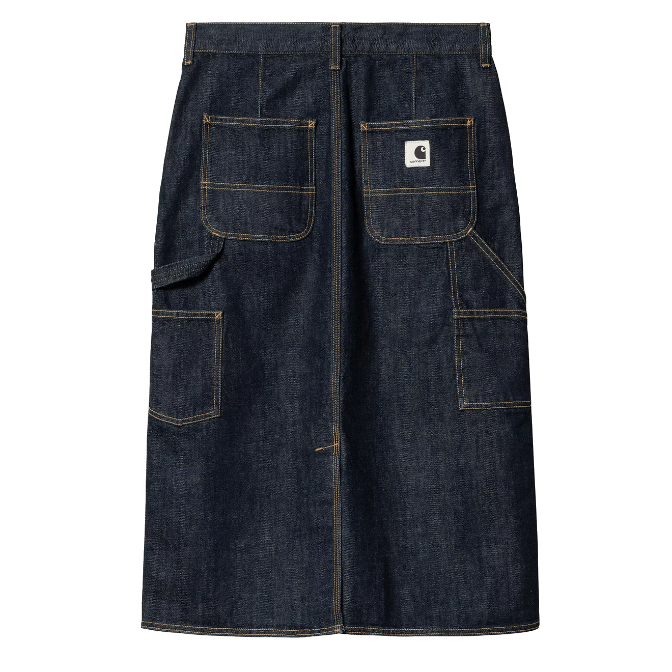 Carhartt WIP Womens Single Knee Skirt Blue Rinsed