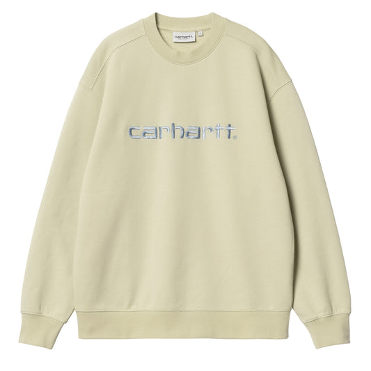 Carhartt WIP Womens Sweat Beryl / Frosted Blue