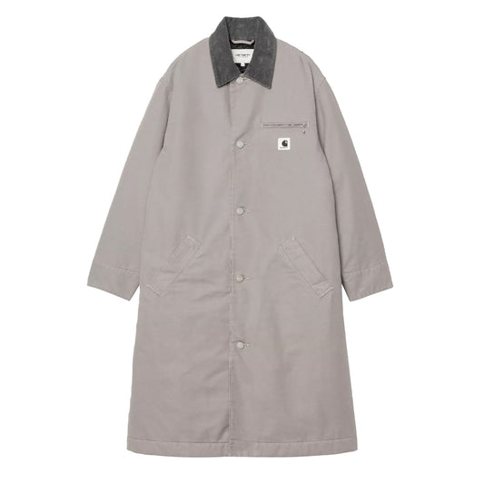 Carhartt WIP Womens Webster Coat Yosemite / Graphite Stone Washed - pam pam