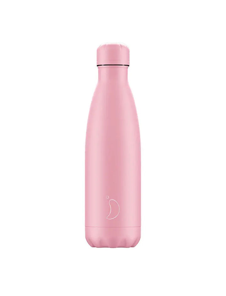 Chillys 500ml Water Bottle All Pink Pastel Chillys Bottles