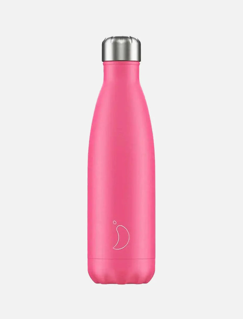 Chillys 500ml Water Bottle Neon Pink Chillys Bottles