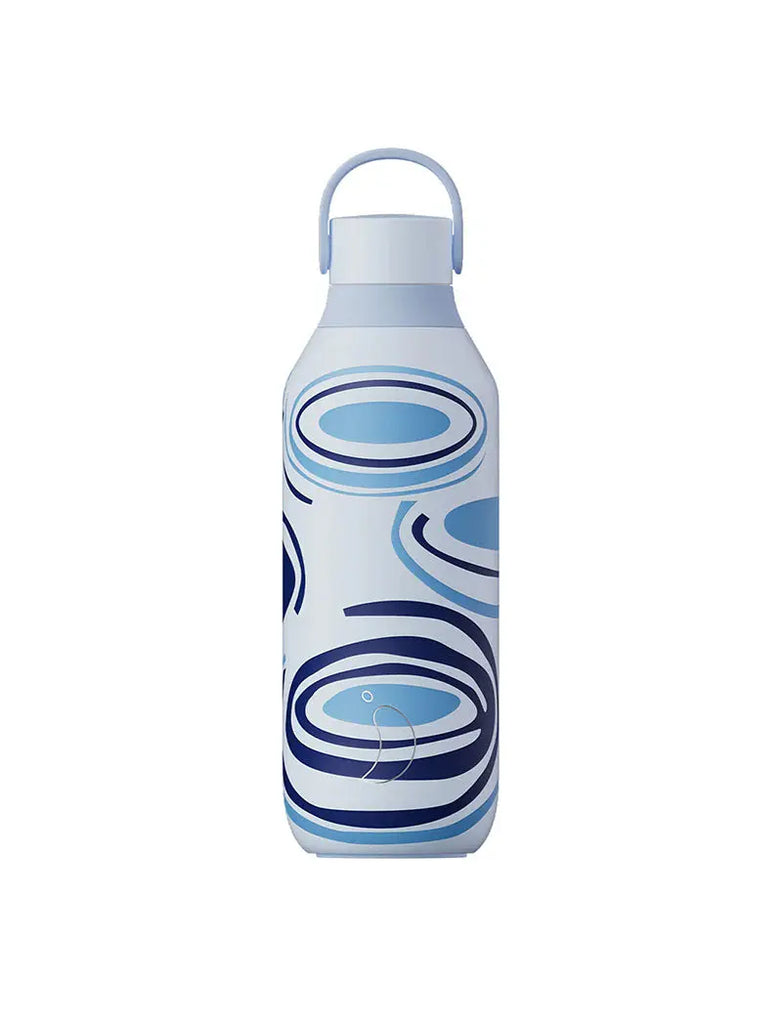 Chillys House of Sunny 500ml Water Bottle Klein Blue Hockney Chillys Bottles
