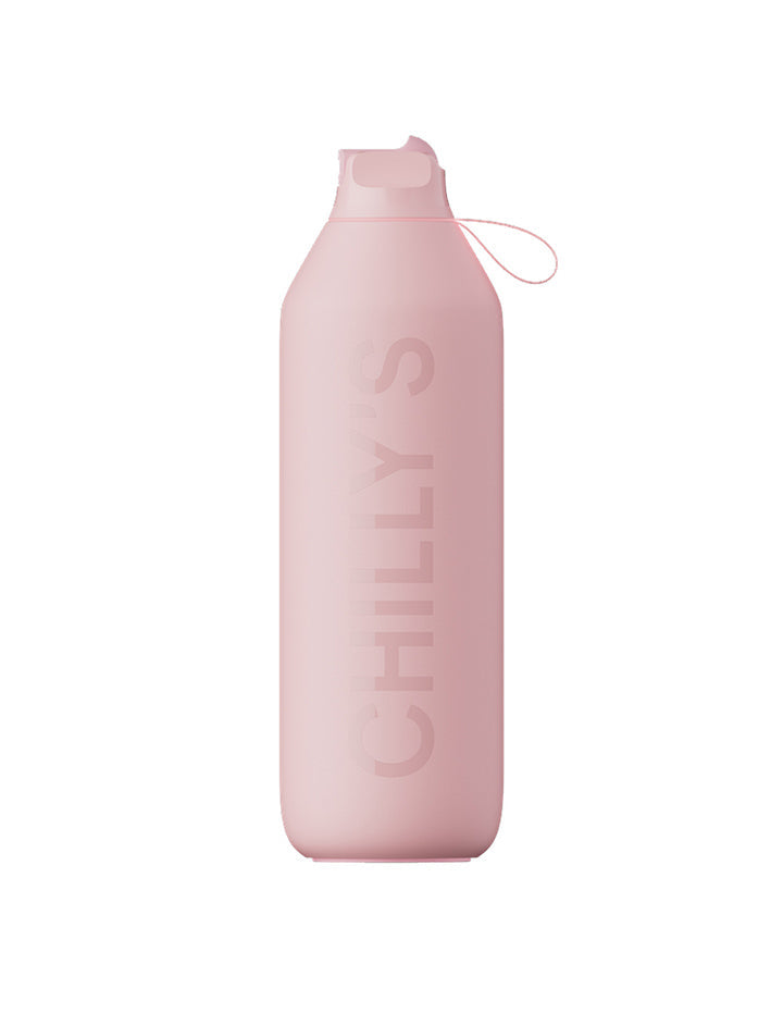 Chillys Series 2 Flip Bottle 1L Blush Pink Chillys Bottles
